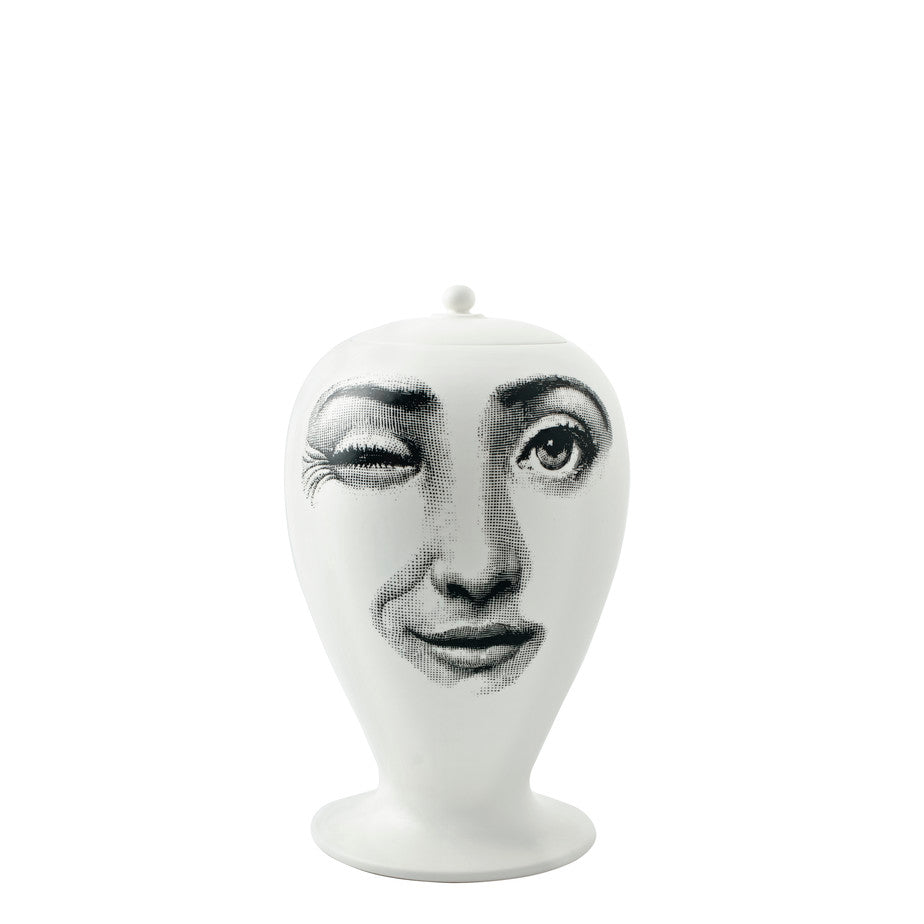 Fornasetti Faces Print Plate - White