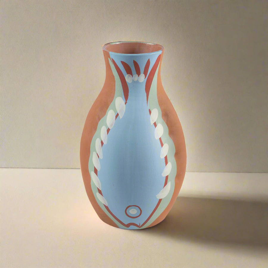 Atelier Buffile | Medium Fish Vase Terracotta