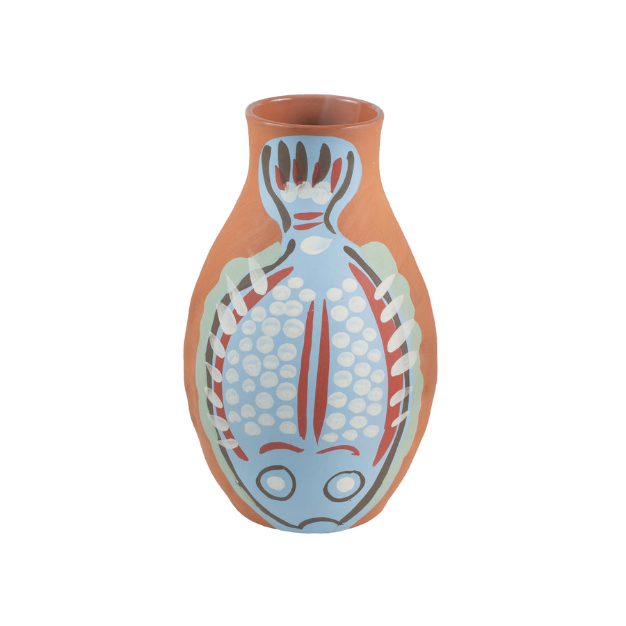 Atelier Buffile | Medium Fish Vase Terracotta