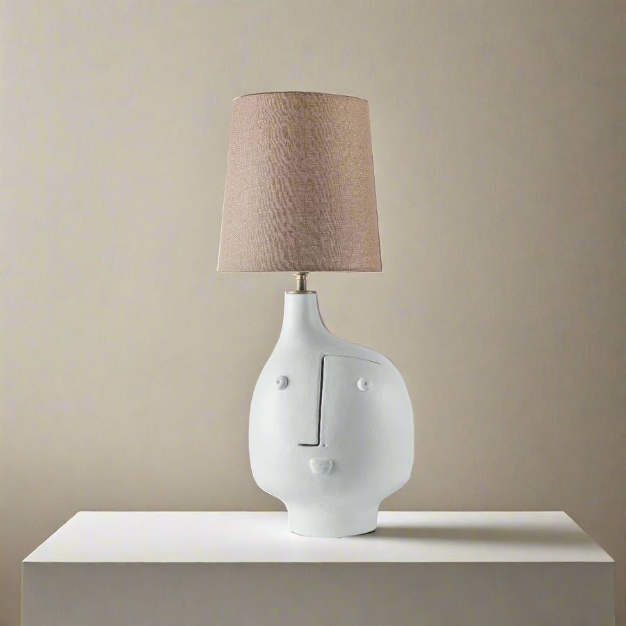 Dalo | White Ceramic Sculptural Lamp