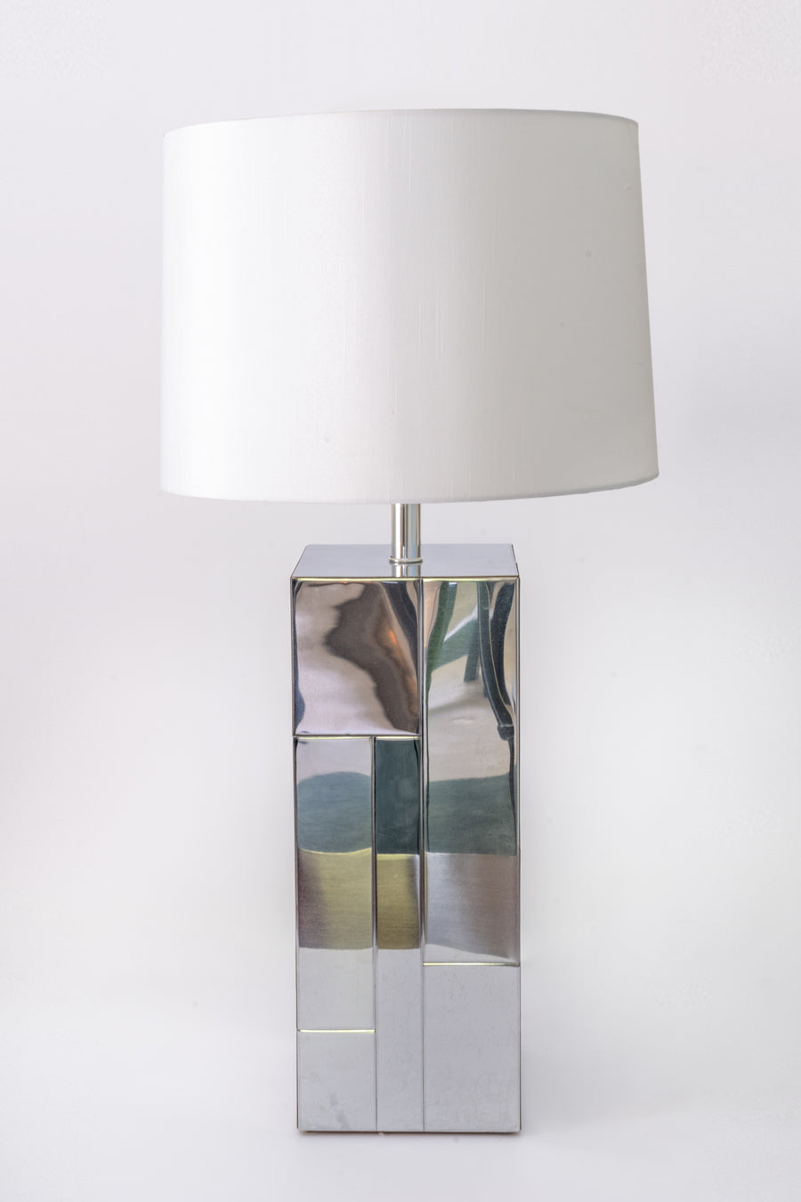 Chrome Paul Evans Table Lamp