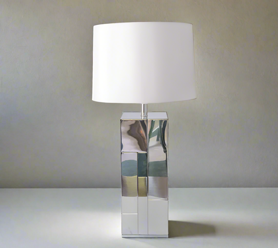 Chrome Paul Evans Table Lamp