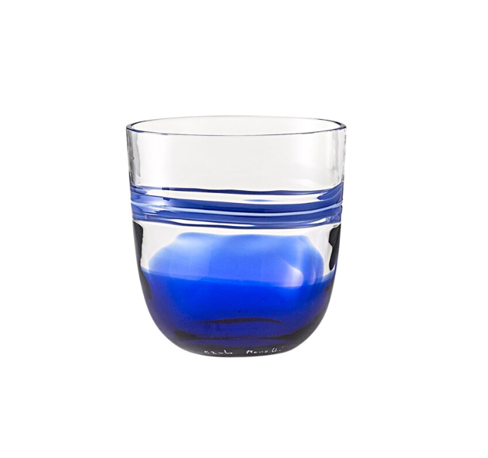 Carlo Moretti | I Diversi Drink Glass (Blue/White)