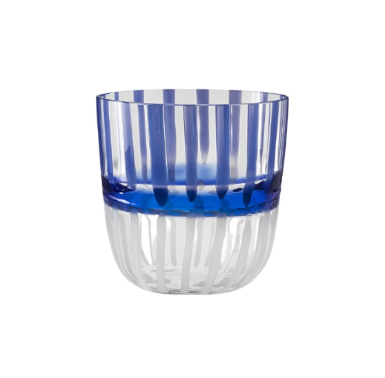 Carlo Moretti | I Diversi Drink Glass (Blue/White)